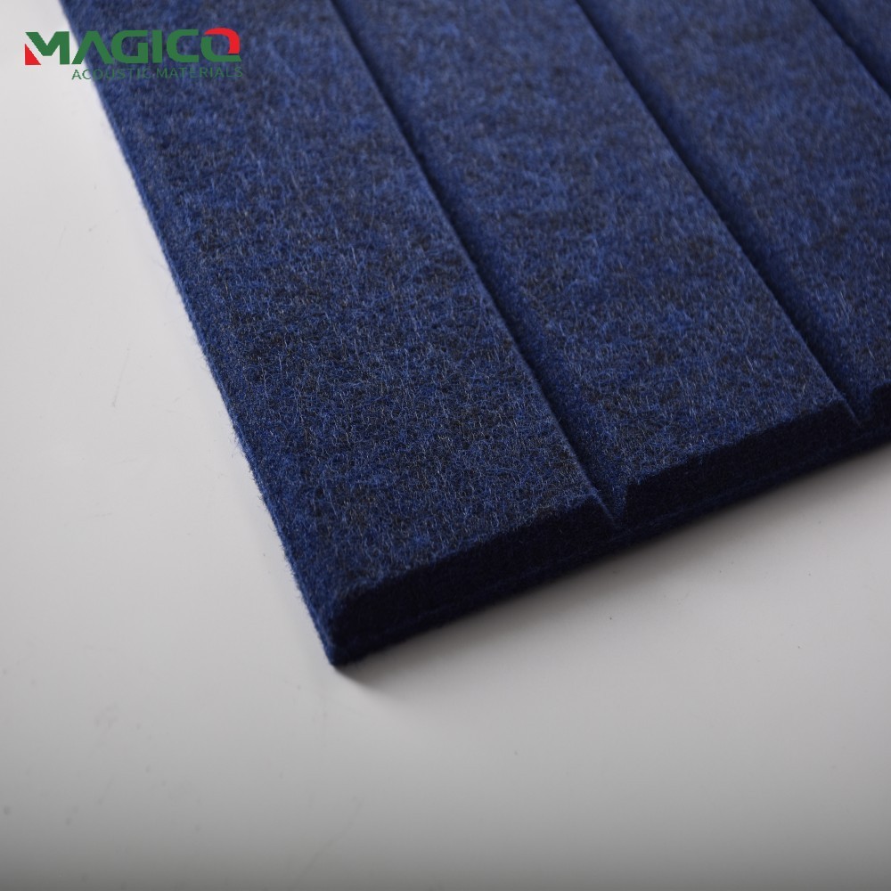 Noise Reduction and Absorption Polyester Fiber Acoustic Panel PET ...