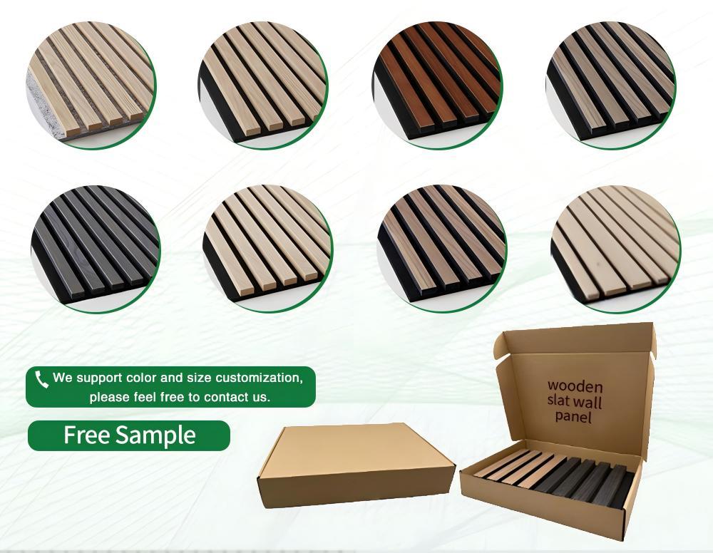 3D Model Design Wood Slat Wall Panels Black Customized For Noise Reduction