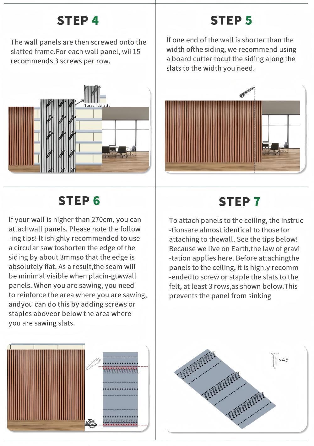 3D Model Design Wood Slat Wall Panels Black Customized For Noise Reduction